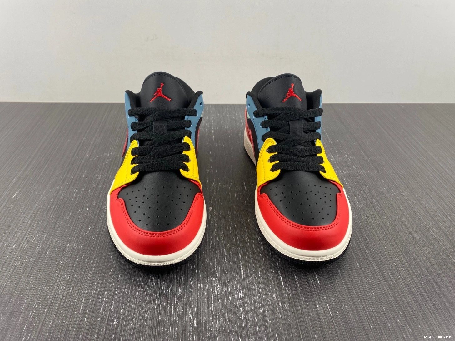 DN3739-060 Multi-Color Low (W) Black Jordan SE - Air 1 0109